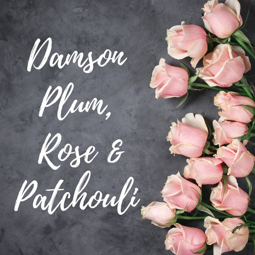 Damson Plum, Rose & Patchouli - Olfactory Candles
