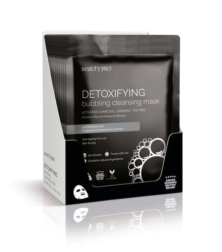 DETOXIFYING Bubbling Cleansing Sheet Mask with Activated Charcoal - Olfactory Candles