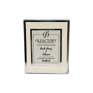 LUXURY SCENTED CANDLE - Dark Honey & Tobacco - Olfactory Candles