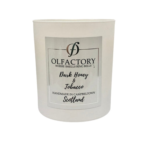 LUXURY SCENTED CANDLE - Dark Honey & Tobacco - Olfactory Candles