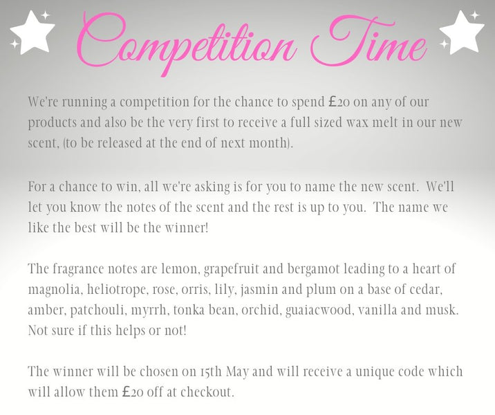 Competition to Name the New Scent!