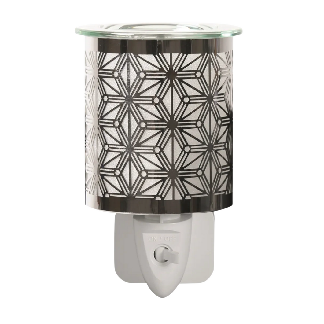 Wax Melt Burner Plug-in -  Chrome Star