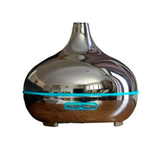 Load image into Gallery viewer, Aroma Diffuser - Silver Metallic Verdure Ultrasonic Diffuser - Olfactory Candles