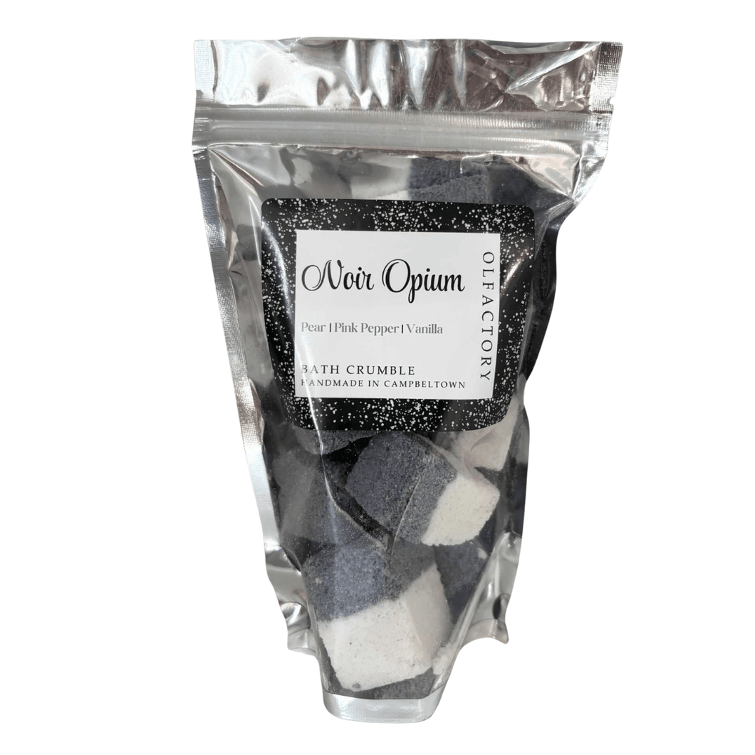BATH CRUMBLE - Noir Opium - OLFACTORY CANDLES