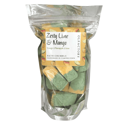 BATH CRUMBLE - Zesty Lime & Mango - OLFACTORY CANDLES