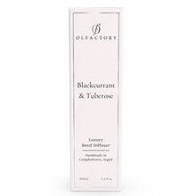 Load image into Gallery viewer, Blackcurrant &amp; Tuberose - REED DIFFUSER - OLFACTORY CANDLES