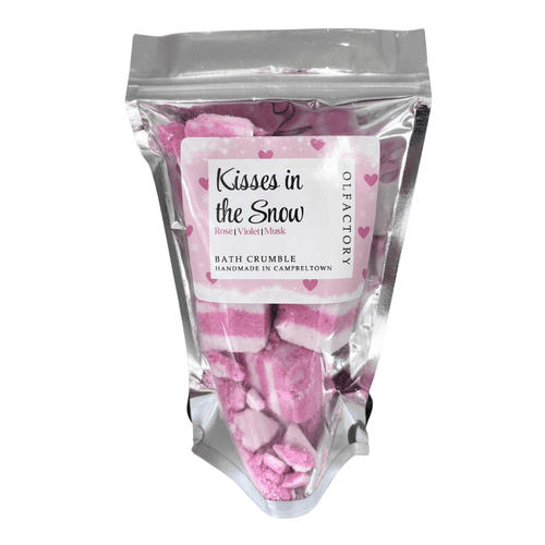 CHRISTMAS BATH CRUMBLE - Kisses in the Snow - OLFACTORY CANDLES