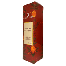 Load image into Gallery viewer, Christmas Reed Diffuser - CHRISTMAS CRANBERRY - OLFACTORY CANDLES