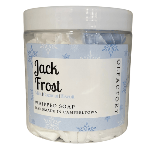 CHRISTMAS WHIPPED SOAP - Jack Frost - OLFACTORY CANDLES