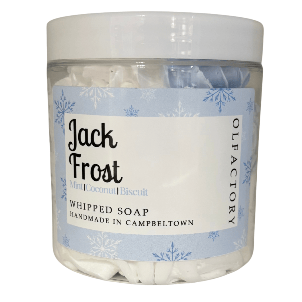 CHRISTMAS WHIPPED SOAP - Jack Frost - OLFACTORY CANDLES