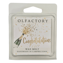 Load image into Gallery viewer, Congratulations - Wax Melt with a Message - OLFACTORY CANDLES