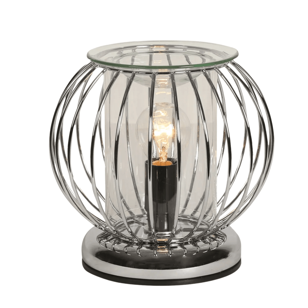 Electric Wax Melt Burner - Chrome Sphere - OLFACTORY CANDLES