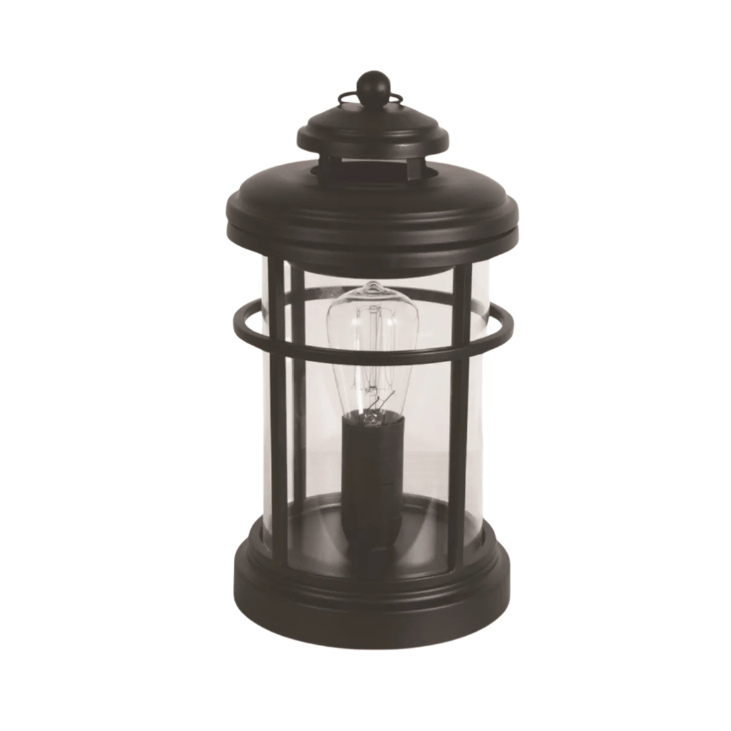 Electric Wax Melt Burner - Edison Lantern Melter Black - OLFACTORY CANDLES