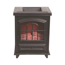 Load image into Gallery viewer, Electric Wax Melt Burner - Log Burner Black - OLFACTORY CANDLES
