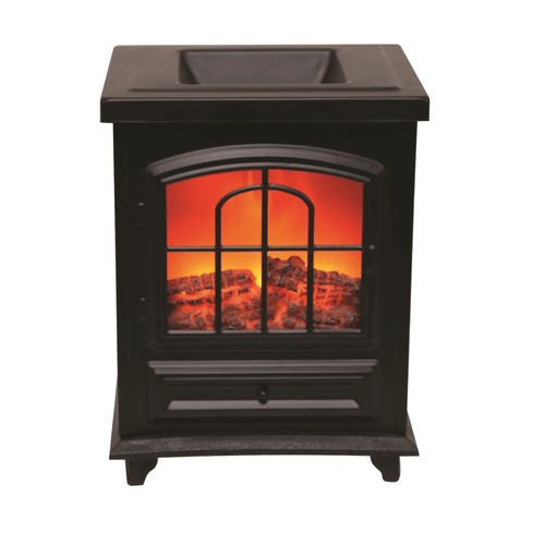 Electric Wax Melt Burner - Log Burner Black - OLFACTORY CANDLES