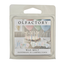 Load image into Gallery viewer, Happy Birthday - Wax Melt with a Message - OLFACTORY CANDLES