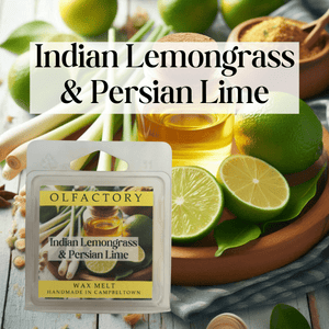 Indian Lemongrass & Persian Lime - OLFACTORY CANDLES