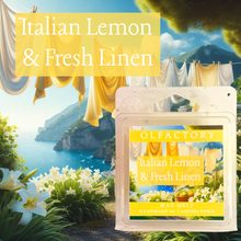 Load image into Gallery viewer, Italian Lemon &amp; Fresh Linen - OLFACTORY CANDLES