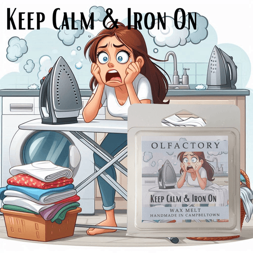 Keep Calm & Iron On - OLFACTORY CANDLES