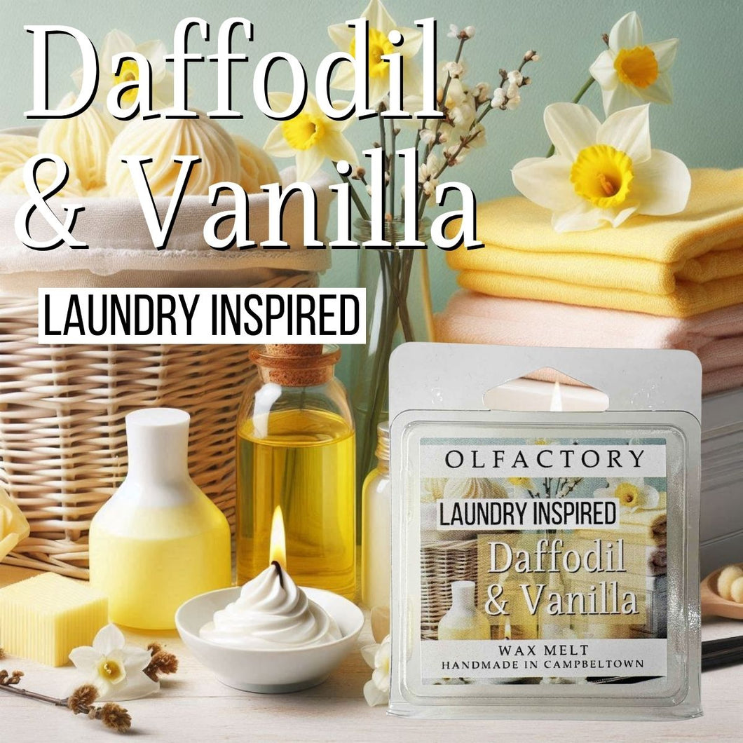 LAUNDRY INSPIRED - Daffodil & Vanilla - OLFACTORY CANDLES
