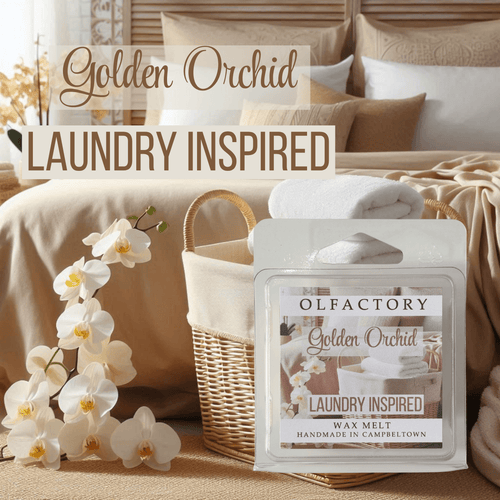 LAUNDRY INSPIRED - Golden Orchid - OLFACTORY CANDLES