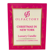 Load image into Gallery viewer, LUXURY CHRISTMAS SCENTED CANDLE - Christmas in New York - OLFACTORY CANDLES