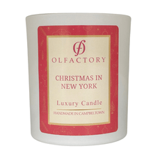 Load image into Gallery viewer, LUXURY CHRISTMAS SCENTED CANDLE - Christmas in New York - OLFACTORY CANDLES