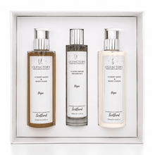 Load image into Gallery viewer, LUXURY GIFT SET - Hand Wash / Lotion &amp; Room Fragrance - OLFACTORY CANDLES
