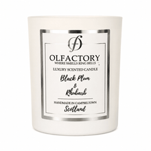 Load image into Gallery viewer, LUXURY SCENTED CANDLE - Black Plum &amp; Rhubarb - OLFACTORY CANDLES