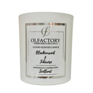 LUXURY SCENTED CANDLE - Blackcurrant & Tuberose - Olfactory Candles