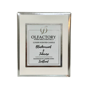 LUXURY SCENTED CANDLE - Blackcurrant & Tuberose - Olfactory Candles