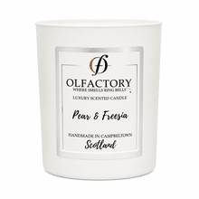 Load image into Gallery viewer, LUXURY SCENTED CANDLE - Pear &amp; Freesia - OLFACTORY CANDLES