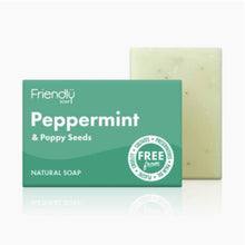 Load image into Gallery viewer, Peppermint &amp; Poppy Seeds Eco Friendly Soap Bar - Olfactory Candles