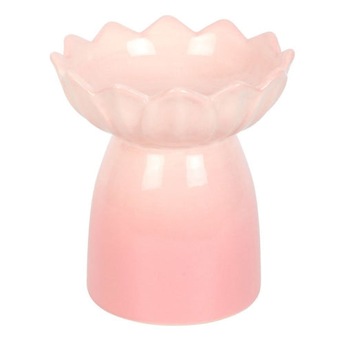 PINK WATER LILY OIL BURNER AND WAX WARMER - OLFACTORY CANDLES