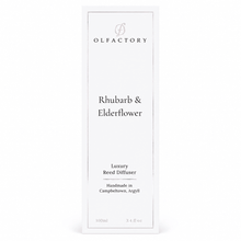 Load image into Gallery viewer, REED DIFFUSER - Rhubarb &amp; Elderflower - OLFACTORY CANDLES