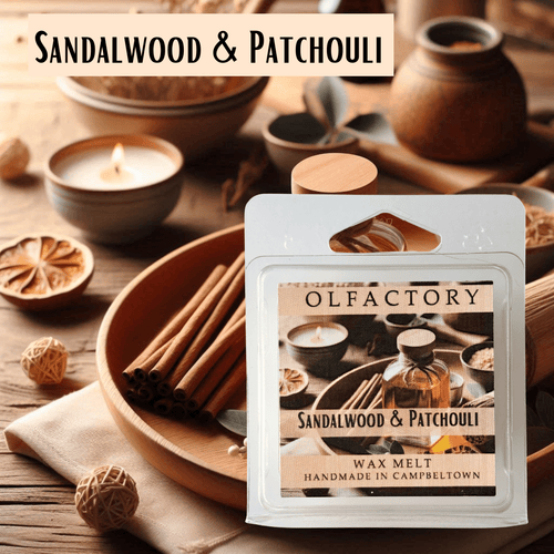 Sandalwood & Patchouli - OLFACTORY CANDLES