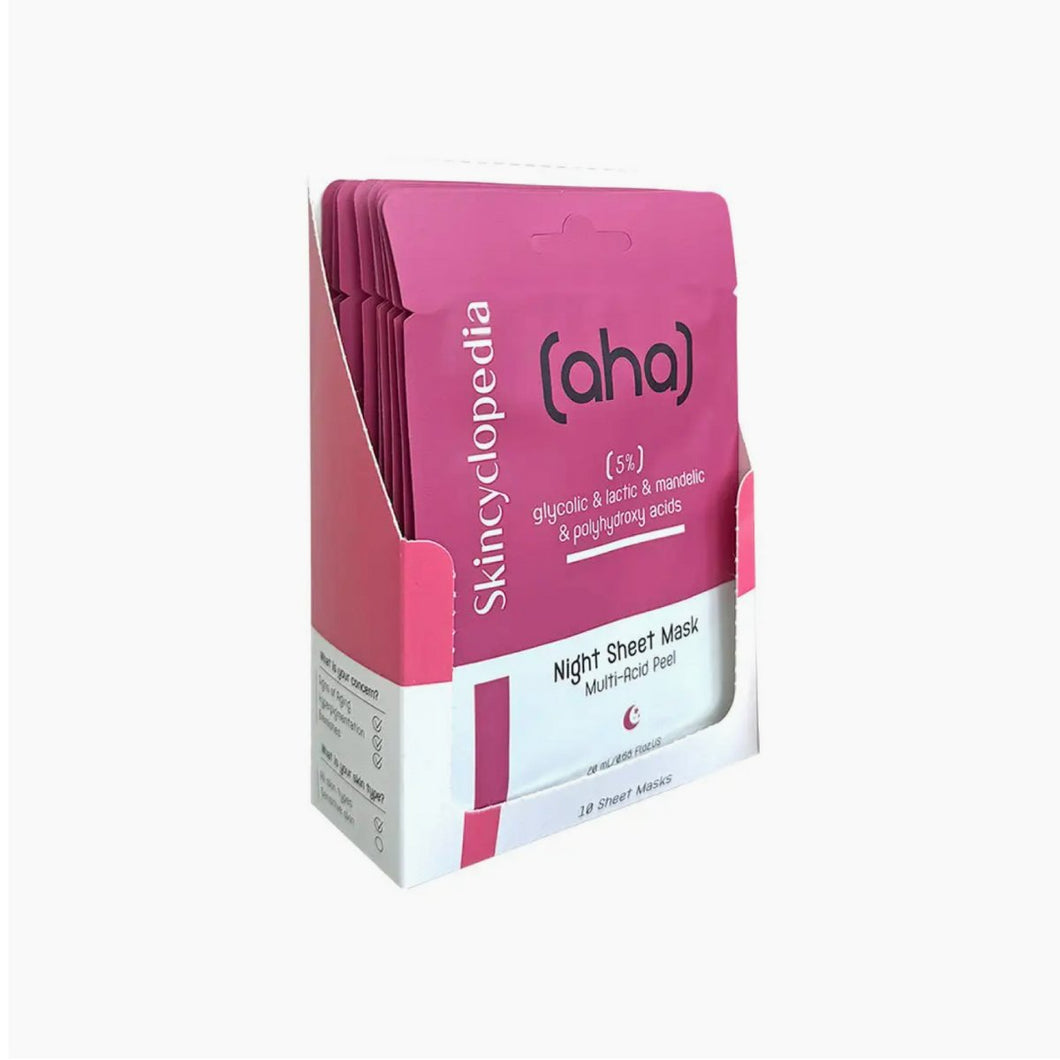 Skincyclopedia AHA Multi - Acid Sheet Mask - Olfactory Candles