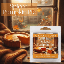 Load image into Gallery viewer, Spiced Pumpkin Pie - WAX MELT - OLFACTORY CANDLES
