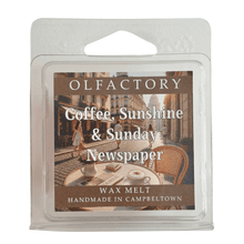 Load image into Gallery viewer, SUMMER MELTS - Coffee, Sunshine &amp; Sunday Newspaper - OLFACTORY CANDLES