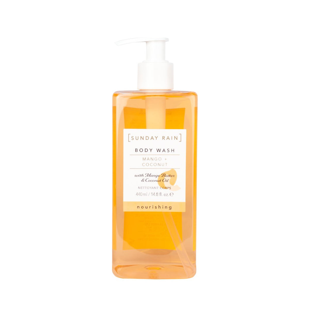 Sunday Rain Mango & Coconut Body Wash - Olfactory Candles