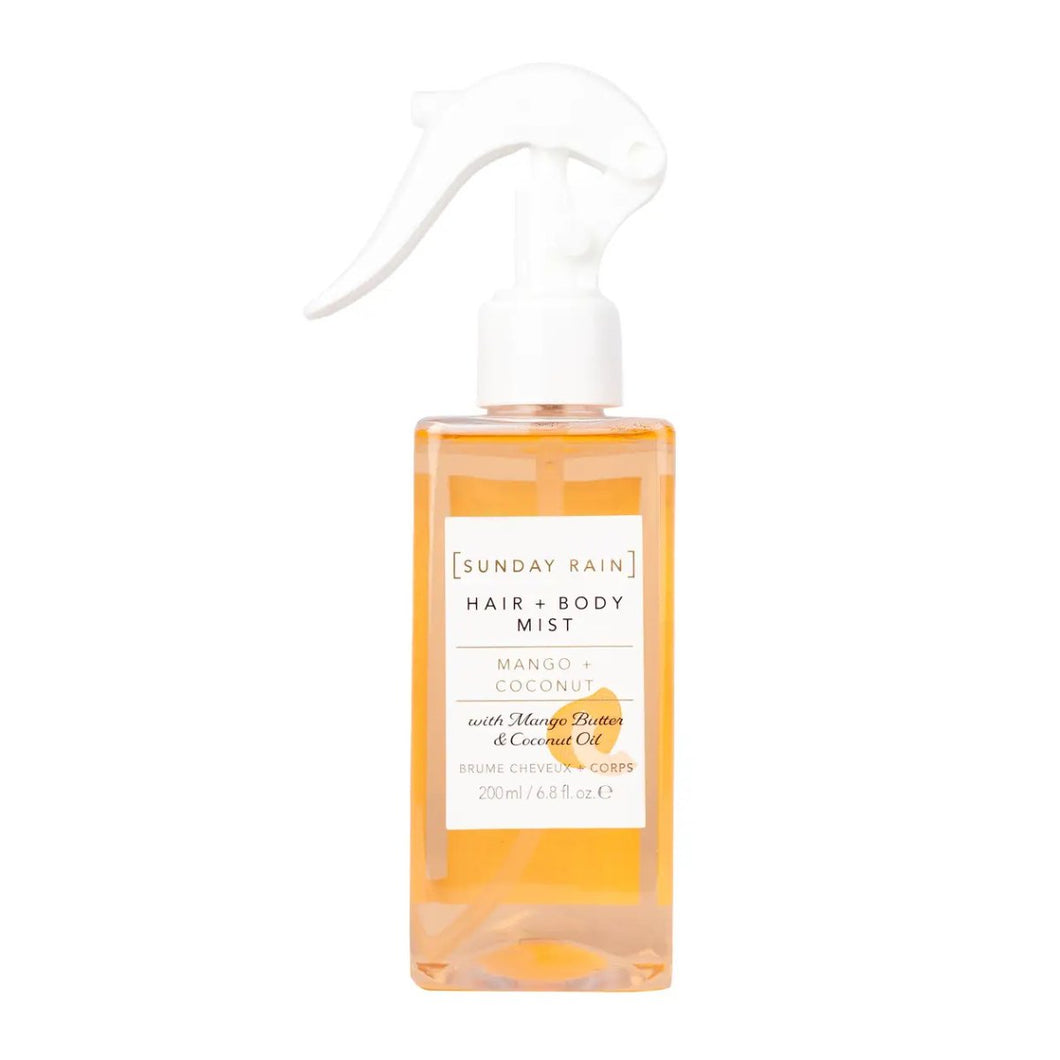 Sunday Rain Mango & Coconut Hair + Body Mist - Olfactory Candles