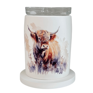 Wax Melt Burner - Highland Cow - OLFACTORY CANDLES