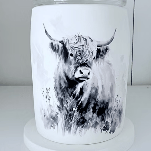 Wax Melt Burner - Highland Cow - OLFACTORY CANDLES