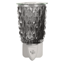 Load image into Gallery viewer, Wax Melt Burner Plug - in - Black Cut Glass - OLFACTORY CANDLES