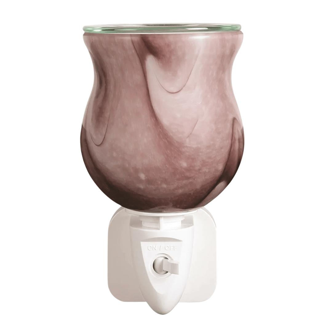 Wax Melt Burner Plug - in - Pink / Purple Swirl - OLFACTORY CANDLES