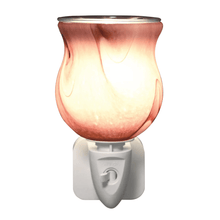 Load image into Gallery viewer, Wax Melt Burner Plug - in - Pink / Purple Swirl - OLFACTORY CANDLES
