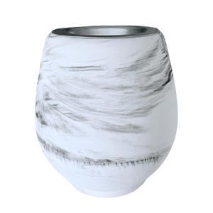 Wax Melt Burner - Stone Burner B&W - Olfactory Candles
