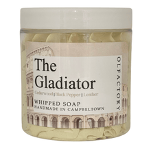 Load image into Gallery viewer, WHIPPED SOAP - The Gladiator - OLFACTORY CANDLES