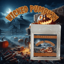 Load image into Gallery viewer, Wicked Pumpkin - WAX MELT - OLFACTORY CANDLES