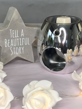 Load image into Gallery viewer, Wax Melt Burner - Silver Glass